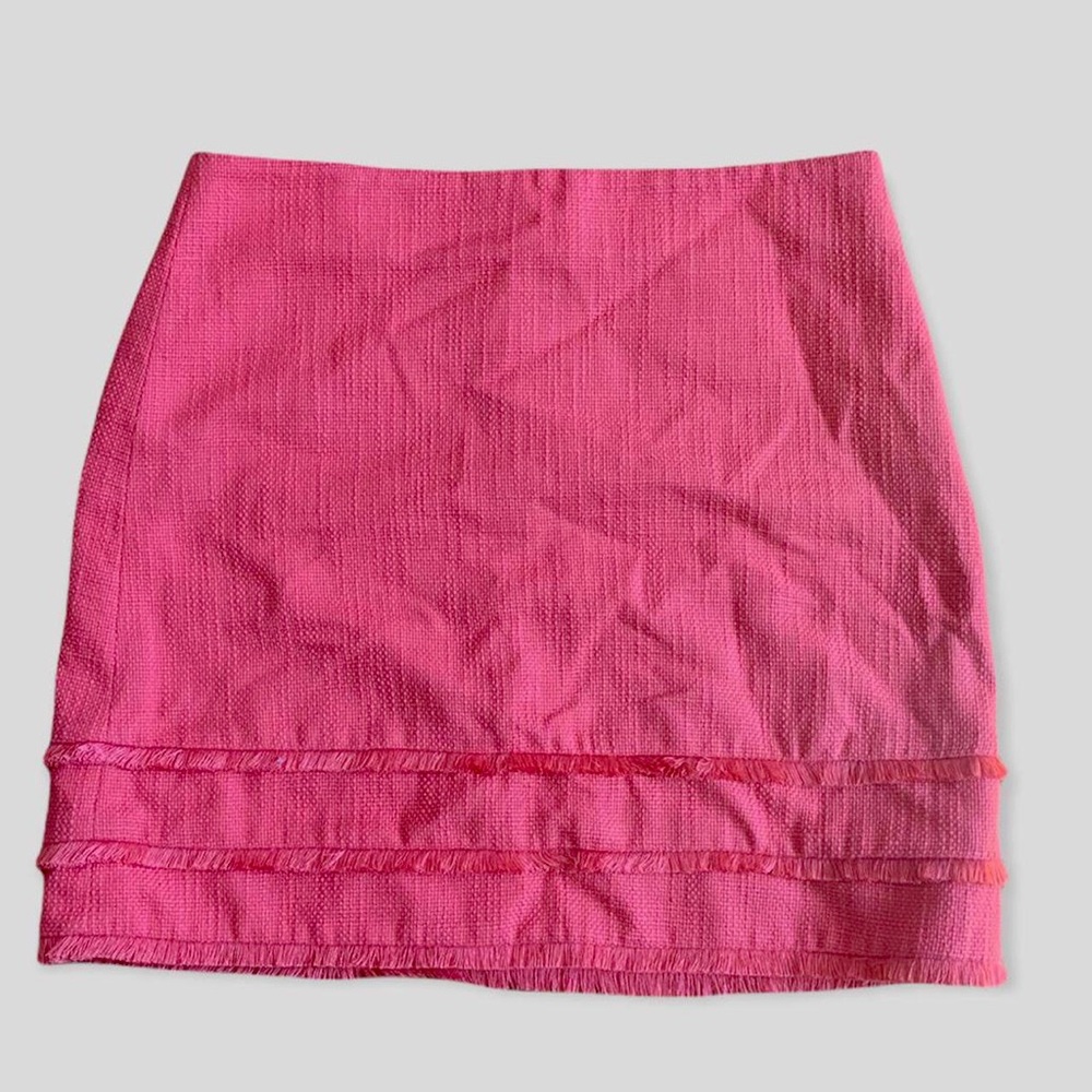 Loft Skirt Pink Tweed